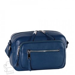 Сумка женская кожаная 3229Q blue Polina&Eiterou/30