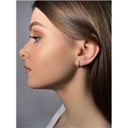 Серьги Дорожки из серебра с фианитами родированные 925 пробы 402012-680