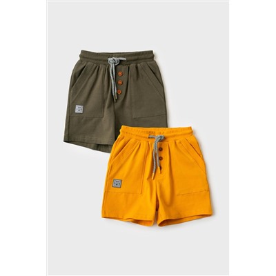 Шорты детские трикотажные для мальчиков, 2 шт в комплекте PLAYTODAY, 1243860