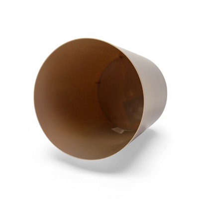 Кашпо для цветов с дренажной вставкой Rosemary, 1.6 л, d=16 см, пластиковое, бежевое