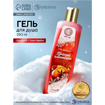 Гель для душа, 250 мл, аромат пряного глинтвейна, URAL LAB