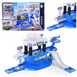 Парковка "Автомойка" в коробке (синий)