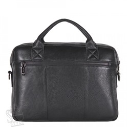 Портфель мужской кожаный 3885Z black  Zinimsk