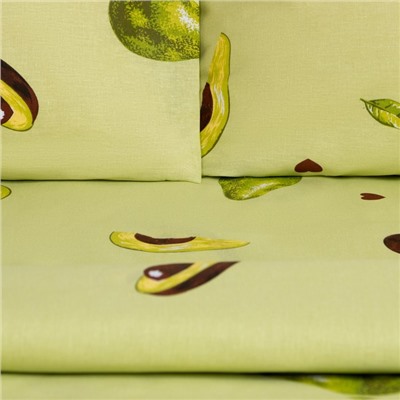 Постельное бельё евро «Этель. Авокадо», бязь