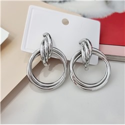 Серьги женские бижутерия на уши, коллекция LALIQ, арт. 003.243