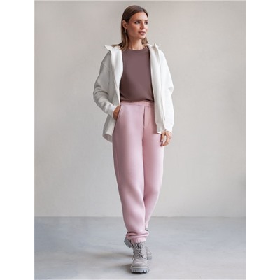 Худи на молнии из премиального футера трехнитки с начесом