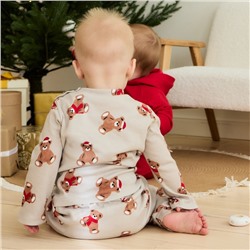 Костюм детский (кофта, штаны) «Крошка Я. Новогодние медвежата», рост 92-98 см