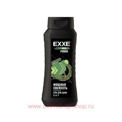 EXXE Гель для душа мужской Бодрящий 2в1 Power 400 мл 1430