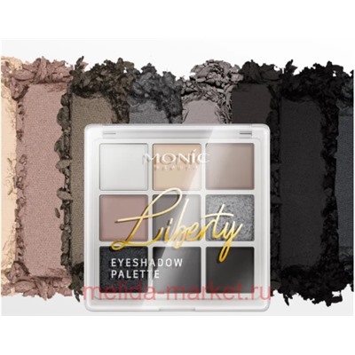 Monic Beauty Тени для век 9 цветов тон 05 Modern Smokey Liberty