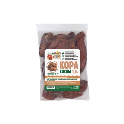 Кора сосны «Рецепты Дедушки Никиты» 1.5 л фр 6-10