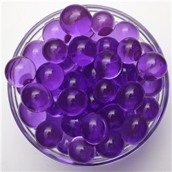 Аквагрунт, крупный гидрогель декоративный для цветов, фиолетовый, 10 г