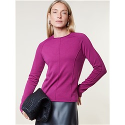 Джемпер тонкой вязки из хлопка с нейлоном