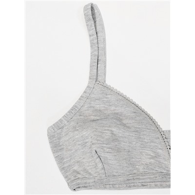 4486-20 Топ для девочки серый (BAYKAR)