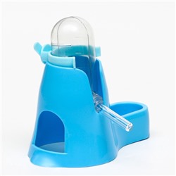 Комплекс для грызунов с кормушкой и поилкой 60 мл, голубой