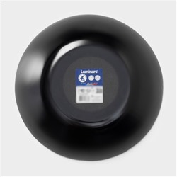 Тарелка глубокая Luminarc COTTAGE BLACK, 700 мл, d=20 см, стекло, чёрная
