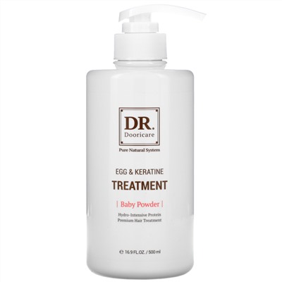 Doori Cosmetics, Daeng Gi Meo Ri, Dr. Egg & Keratine Treatment, Baby Powder, 16.9 fl oz (500 ml)