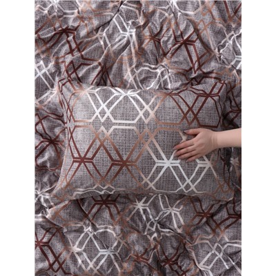 Постельное бельё 1.5-спальное LoveLife «Геометрия», микрофибра