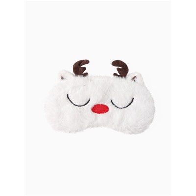 Набор новогодний подарочный KAFTAN Happy Year, носки размер 36-39 (23-25 см), маска для сна, открытка 2 шт.