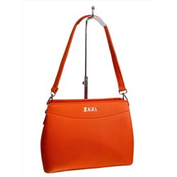 Женская сумка из искусственной кожи, цвет оранжевый