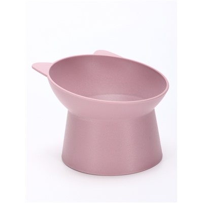 Миска для животных «КИСА», 200 мл, покрытие Soft-touch, пластик, лавандовая