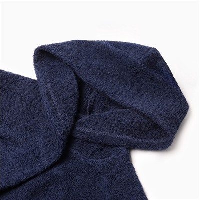 Халат махровый детский «Этель. Любимый сыночек», размер 34, синий