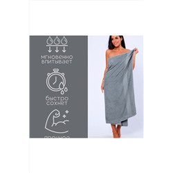 Полотенце банное махровое Софатекс 100х180 для ванны и душа НАТАЛИ, 1019140