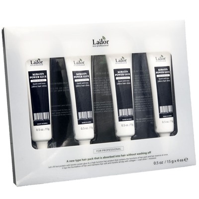 LADOR Keratin Power Glue Сыворотка с кератином для секущихся кончиков 4 шт х 15 мл