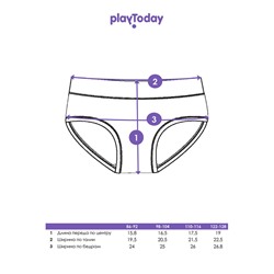 Трусы трикотажные для девочек, 2 шт в комплекте