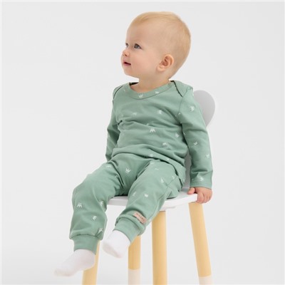 Штанишки детские MINAKU, рост 62-68 см, оливковые