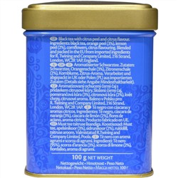 Twinings, Lady Grey, листовой чай, 100 г (3,53 унции)