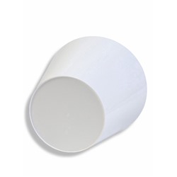 Кашпо для цветов с дренажной вставкой Rosemary, 5 л, d=23 см, пластиковое, белое