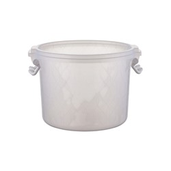 УЦЕНКА Контейнер пищевой 8 л, 30.3×27.7×24 см, круг, прозрачный