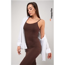 Женское платье-сарафан с разрезами Happyfox