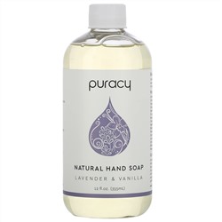 Puracy, Натуральное мыло для рук, 12 жидких унций (355 мл)