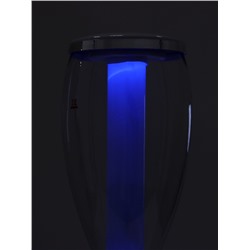 Башня пивная VaviloneDouble, колба 3 л, ёмкость для льда, подсветка, пластик, серебристая