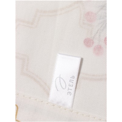 Дорожка на стол новогодняя Этель Robin 30×70 ± 5 см, 100% хлопок, саржа 190 г/м², белая