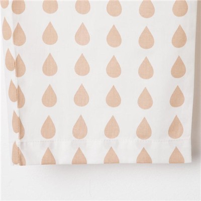 Брюки домашние женские KAFTAN Drops, размер 44-46, белые