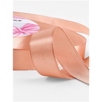 Лента атласная, 20 мм, 91±1 м, цвет розовое золото №146