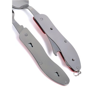 Набор туриста 3в1: вилка, ложка, нож с открывалкой