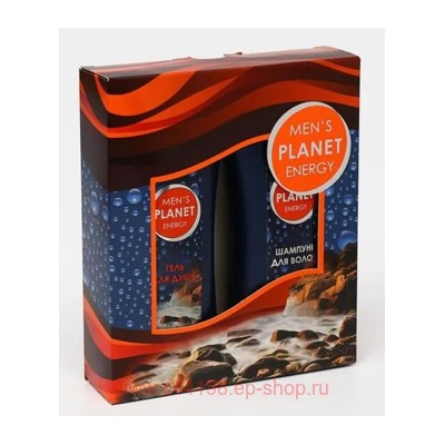 Festiva Подарочный набор Men's Planet Energy Шампунь 250 мл + Гель для душа 250мл 011