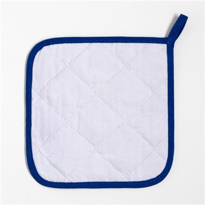 Набор кухонный «Blue flowers» варежка-прихватка 20×28 см, прихватка 19×19 см,100% хл