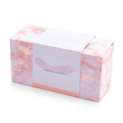 Массажер для G-точки Le Wand Crystal G-Wand из розового кварца