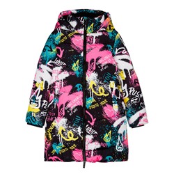 Пальто текстильное с полиуретановым покрытием для девочек