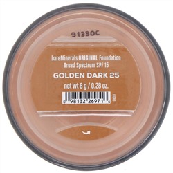 bareMinerals, Original, тональная основа, SPF 15, оттенок «Загорелый 19», 8 г