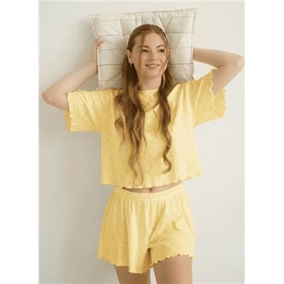 Для дома DEA MIA ФУТБОЛКА ЖЕНСКАЯ 5618 OVERSIZE CROP T-SHIRT