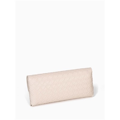 Футляр для очков на резинке, однотонный, размер 16.8×7.8×2.8 см, бежевый