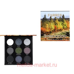 Farres Тени для век 9 цветов тон 02 HB-211
