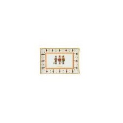 Блюдо для сервировки 30*20см РОЖДЕСТВЕНСКАЯ СКАЗКА стекло уп.6шт