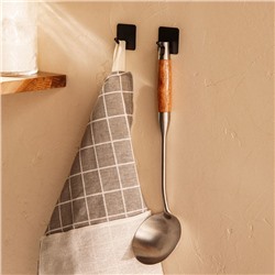 Половник SL Home «Рустик», 38×10 см, нержавеющая сталь, серебристый