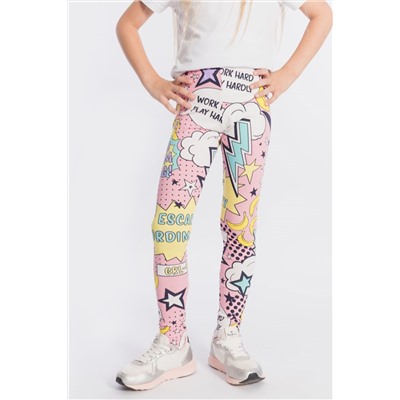 Лосины с лайкрой М21558мк